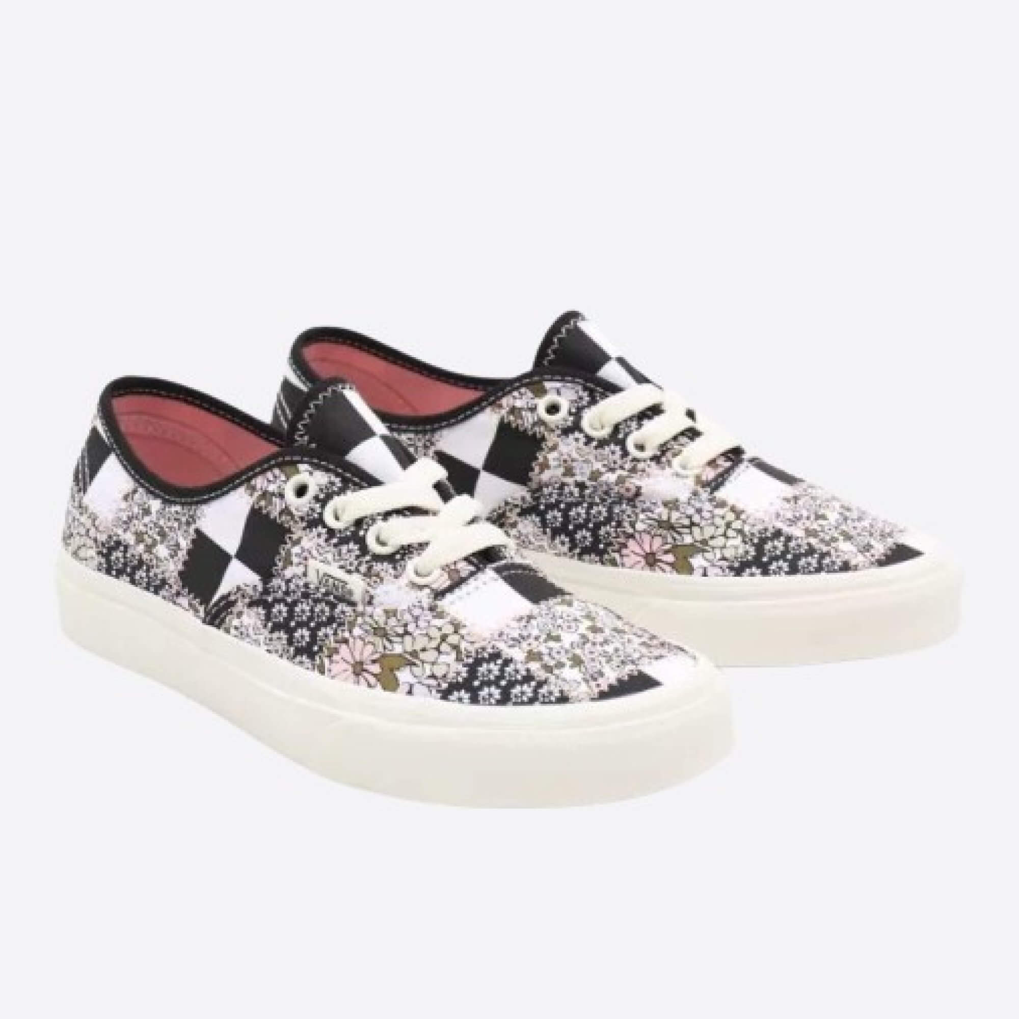 Dámské květované tenisky Vans Authentic Patchwork VN0A5HZS9FY1 dvě boty