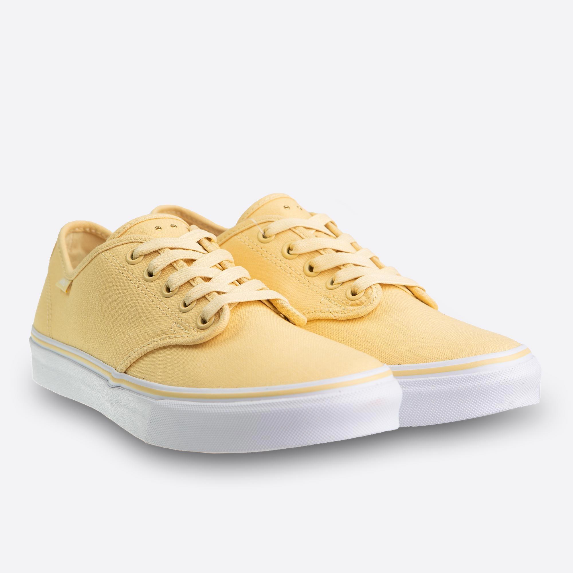 Dámské žluté plátěné tenisky Vans Camden Stripe Micro Eyelets Pineapple Slice