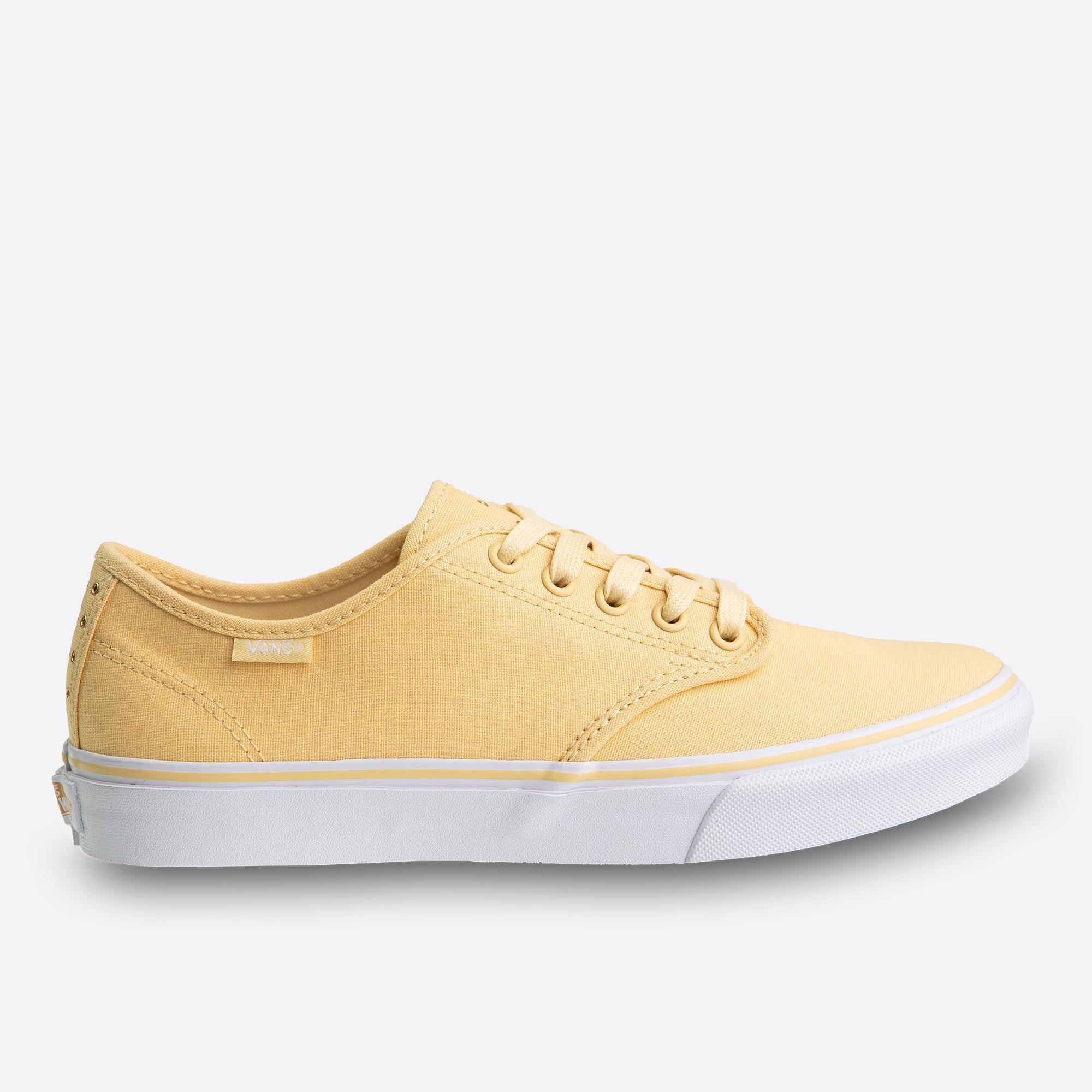 Dámské žluté plátěné tenisky Vans Camden Stripe Micro Eyelets Pineapple Slice