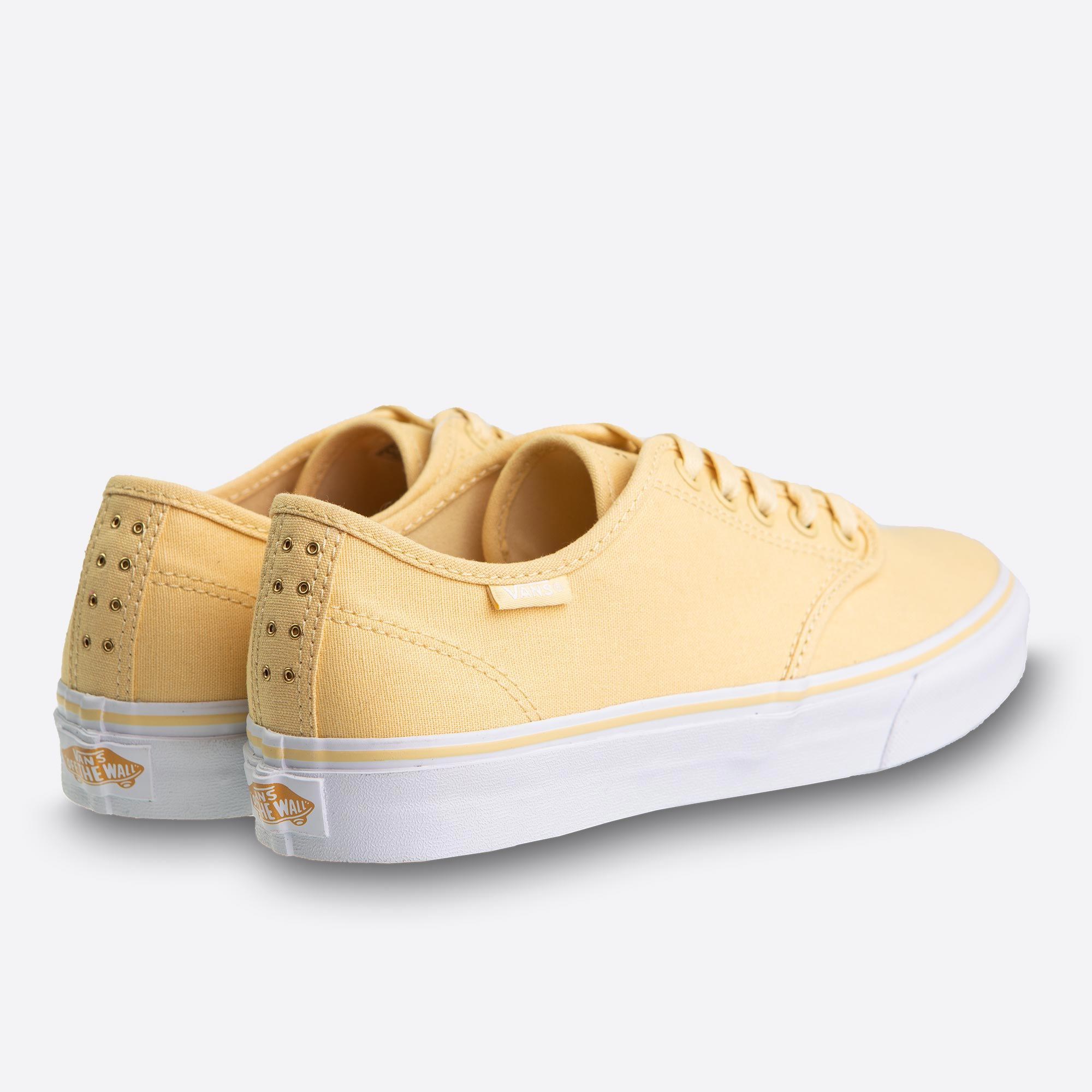 Dámské žluté plátěné tenisky Vans Camden Stripe Micro Eyelets Pineapple Slice