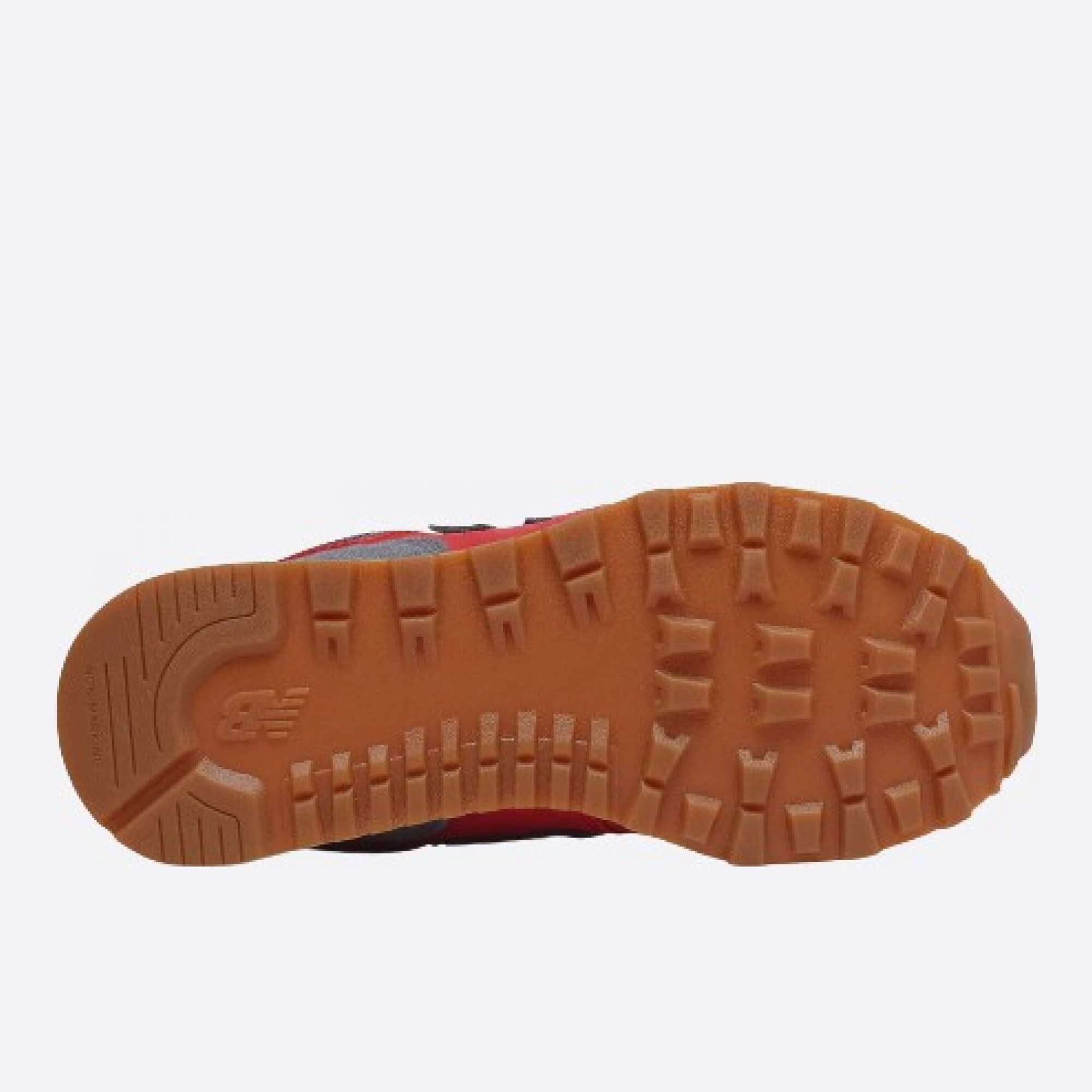 Dětské červené tenisky New Balance PC574ATG podrážka