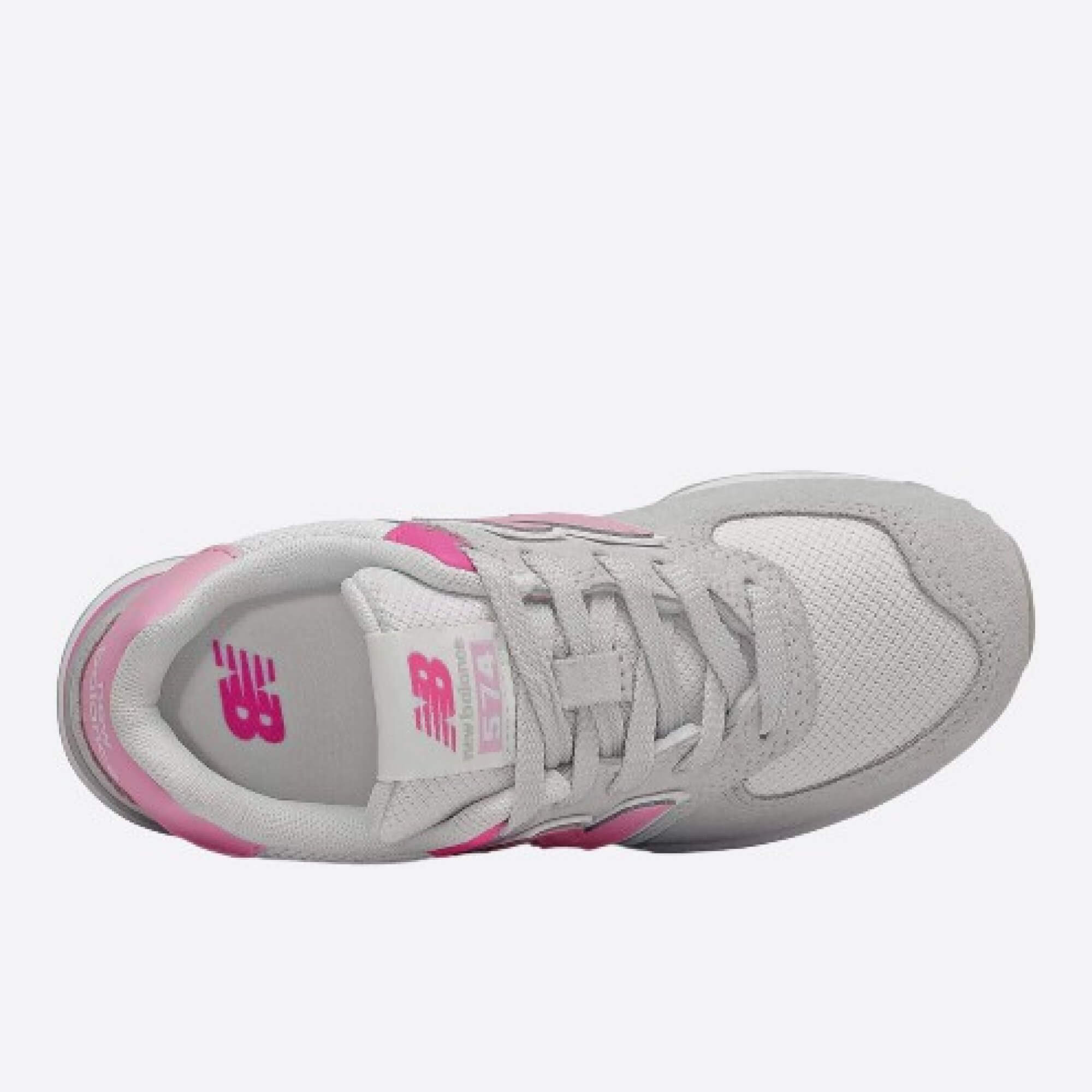 Dětské šedé tenisky New Balance PC574SA2 horní strana