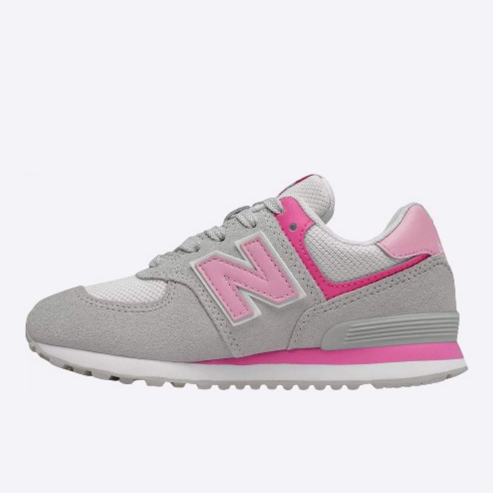 Dětské šedé tenisky New Balance PC574SA2 levá strana