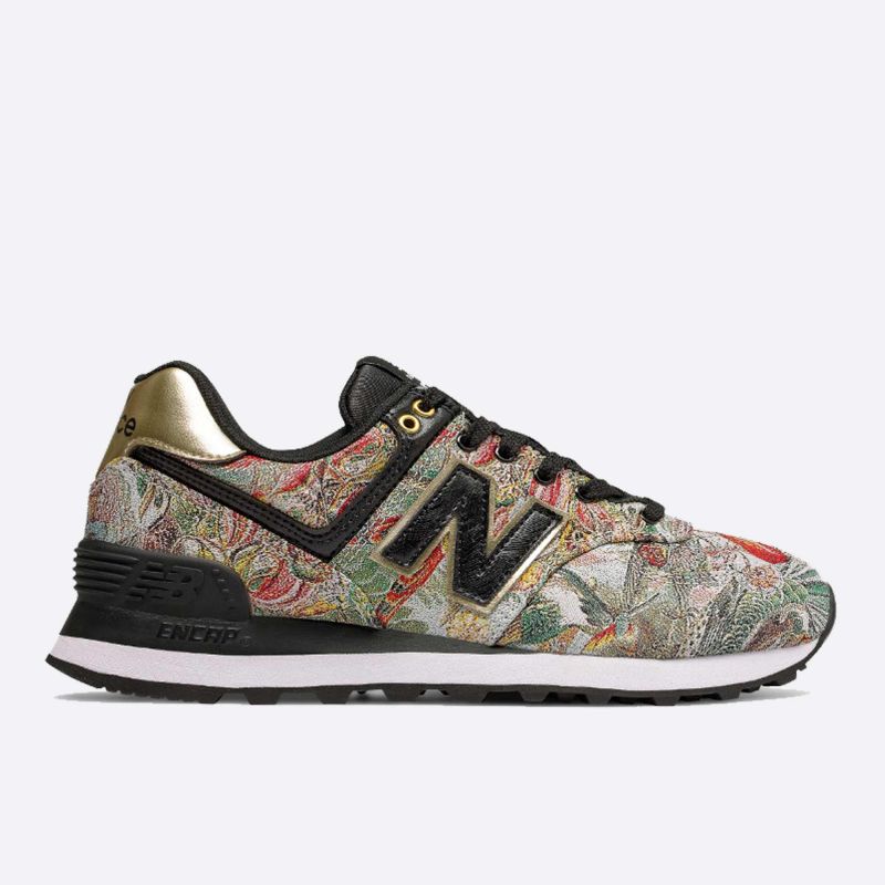 Květované dámské tenisky New Balance WL574SNA