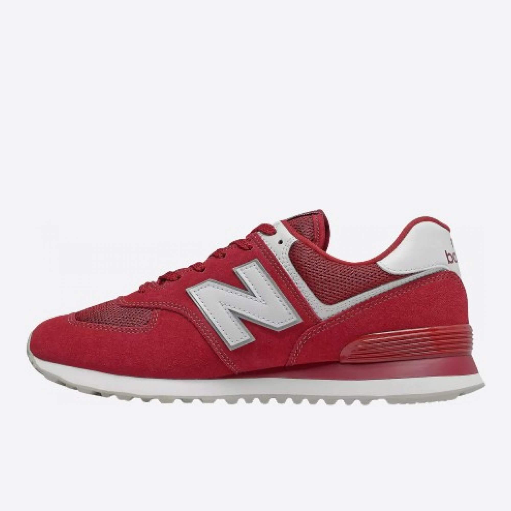 Pánské červené tenisky New Balance ML574ER2 levá strana
