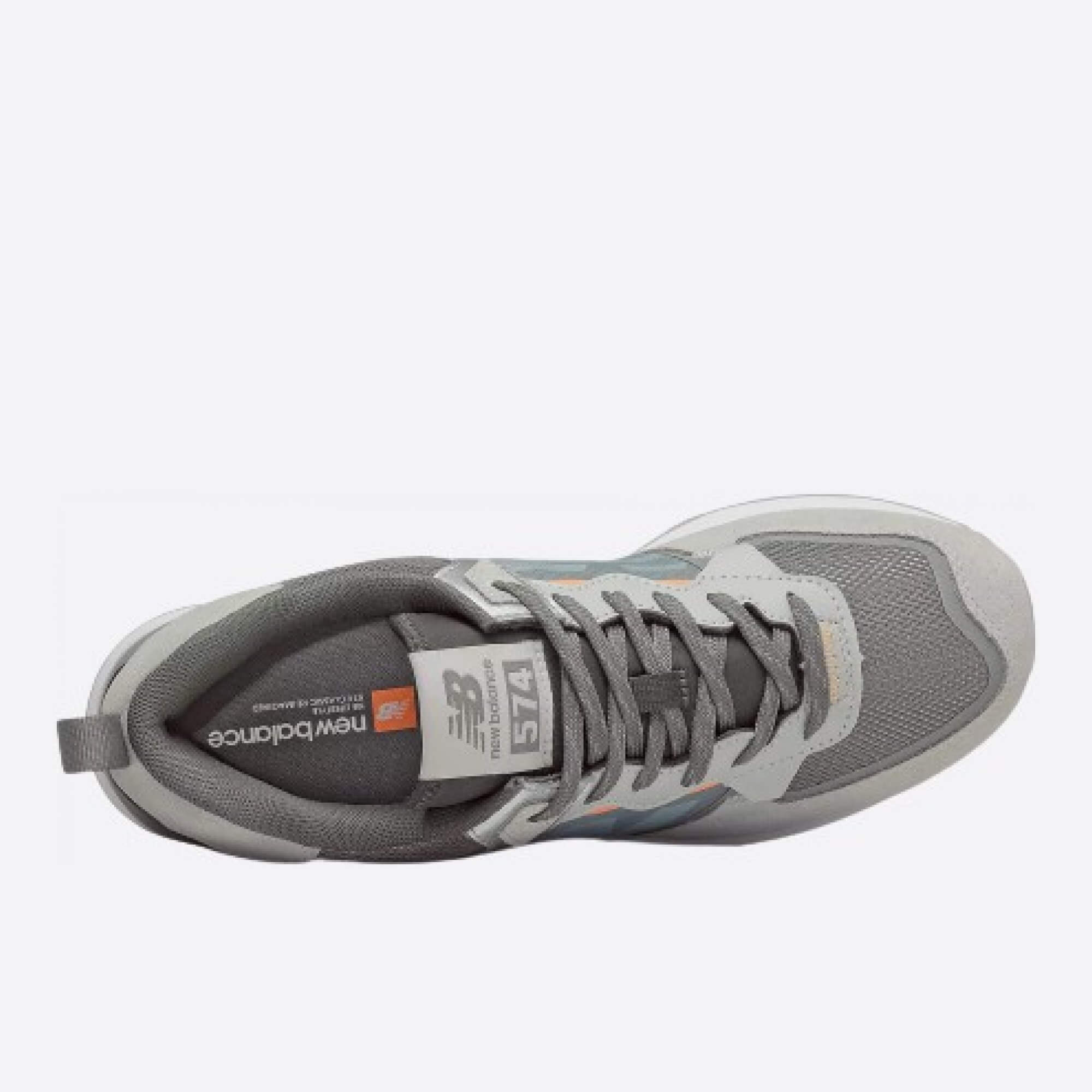 Pánské šedé tenisky New Balance ML574ISC horní strana
