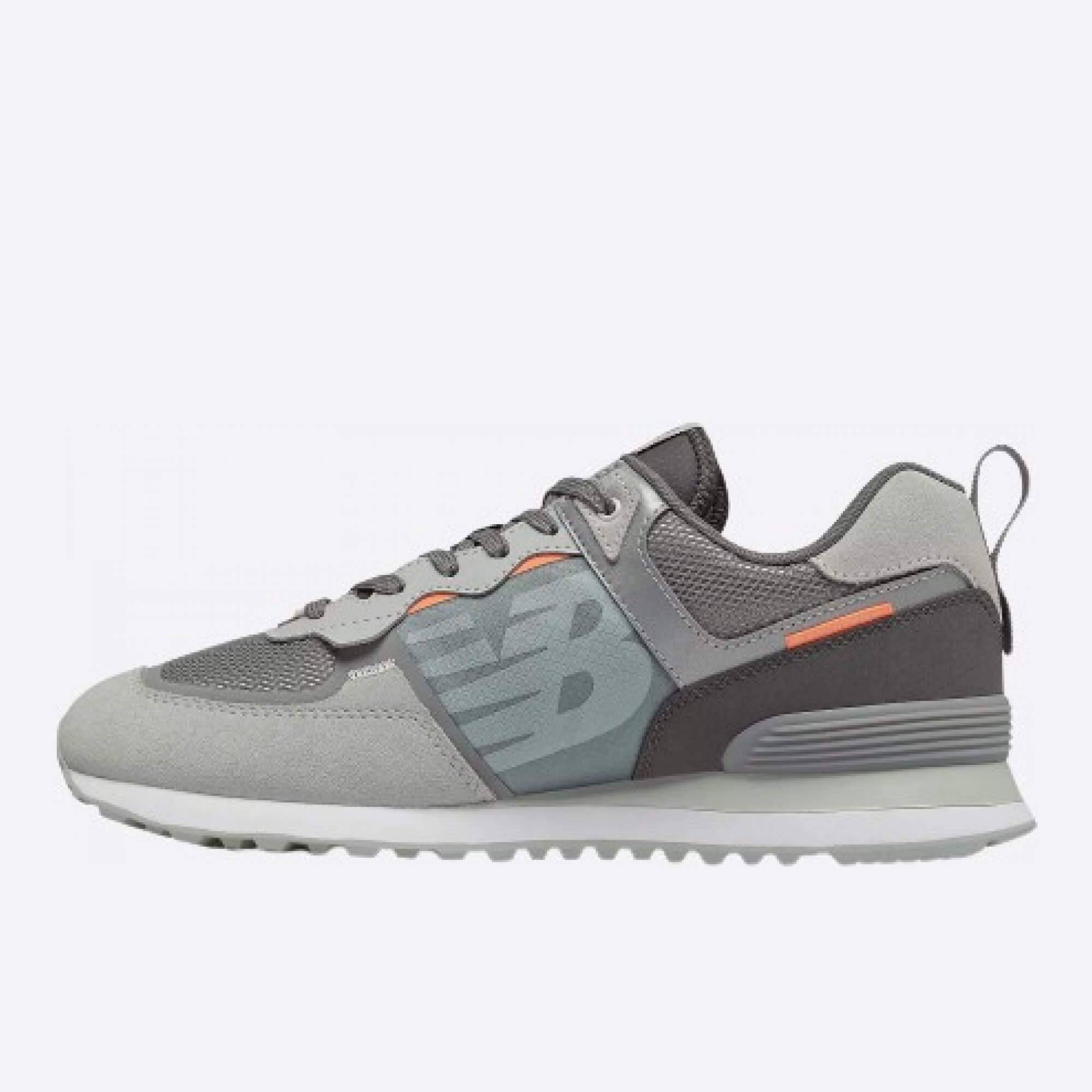 Pánské šedé tenisky New Balance ML574ISC levá strana